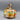 Signed Jack Pine Glass Hand Blown Pumpkin
