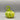 Hand Blown Glass Pumpkin - Green & Yellow