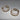 Vintage JAD Sterling Silver Hoop Earrings