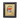 Original Still Life Painting of Flowers Blue and White Vase in Black & Gold Frame