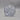 Vintage Murano Glass Crystal Paperweight with Internal Bubbles