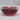 Ruby and Crystal Bullicante Murano Glass Ashtray