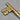 Vintage Brass Key-Form Paperweight