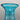 Blue Blenko Glass Waffle Optic Vase