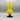 Blenko Glass Yellow Opaline and Cobalt Blue Footed Vase
