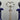 Italian 800 Silver Cruet Set with Cobalt Blue Cut Crystal Bottles