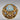 Vintage Florenza Blue & Gold Pin