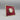 Red Guilloche Enamel Desk Clock