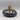 Signed Glass Hand Blown Pumpkin - Black