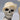 Set of Faux Skull Home Decor