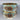 Vintage Brass Enameled Bangle Bracelet with Hidden Heart