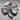 Vintage Mexican Sterling Silver Abalone 4-Leaf Clover Pin