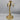 Vintage Brass Palm Tree Form Candlestick