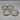 Vintage Whiting Sterling Silver Rimmed Crystal Coasters - Set of Four
