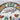 Chinese Porcelain Plate with Roosters
