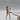 Asian Silvered Metal Farmer and Oxen Figural Group