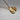 Sterling Silver Vermeil Flip Flop Necklace