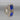 Vintage Thailand Sterling Silver Blue Ring - Size 5