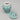 Miniature Chinese Porcelain Turquoise Ground Lidded Jar