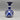 Vintage Mexican Blue and White Pottery Vase