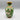 Vintage Chinese Cloisonné Vase Green with Flowers