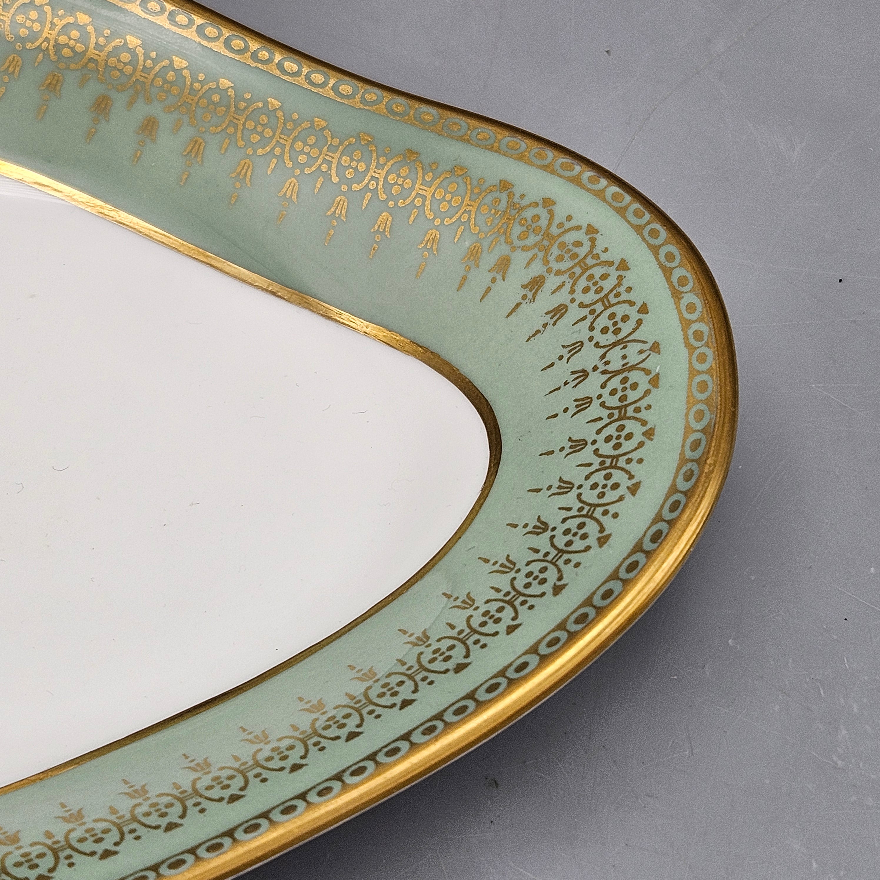 Wedgwood Bone China Michigan Bead Celadon Platter