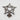 Vintage Metal Eastern Star Ornament