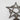 Vintage Metal Eastern Star Ornament