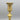 Pair Brass Georgian Style Candlesticks - Square Foot