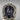 Vintage Mexican Warrior Mask with Carved Black Onyx and Hand Wrought Sterling Silver