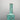 Turquoise-Glazed Japanese Stoneware Ikebana Vase