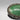 Vintage Large Polished Green Stone in Bezel Setting