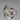 Vintage Sterling Silver Faceted Green Cocktail Ring - Size 8