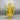 Signed Japanese Yellow-Glazed Stoneware Ikebana Vase