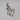 Vintage Sterling Silver Cross Pendant