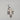 Vintage Sterling Silver Cross Pendant with Pearls