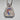 Vintage 800 Silver Praying Mary Pendant Necklace