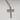 Vintage Sterling Silver Marcasite Cross Choker Necklace