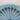 Royal Hickman for Royal Haeger Turquoise Glazed Scalloped Bowl