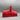 Toyo Japan Red-Glazed Ceramic Ikebana Vase
