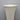 Signed White-Glazed Japanese Stoneware Ikebana Vase