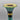 Pair of Vintage Israeli Judaica Cloisonné Enamel Candlesticks
