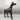 Vintage Leather-Wrapped Horse Sculpture