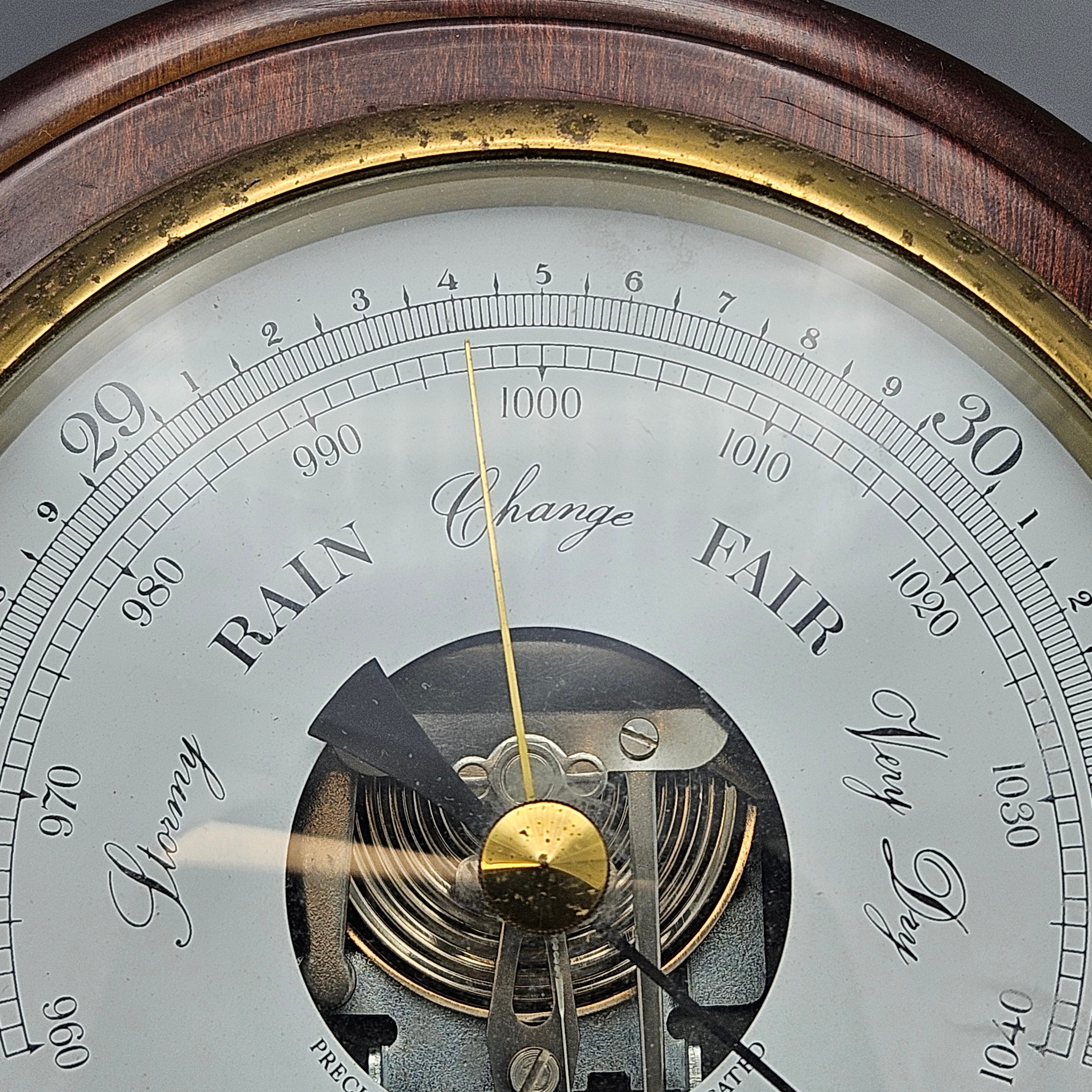The Nature Company Nautical Wall Barometer & Thermometer