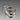 Sterling Silver Sapphire Ring - Size 6.25