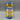 Colorful Art Glass Perfume Bottle with Dabber