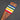 Hudson Bay Stripe Hand Painted Canoe Paddle