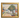 Vintage Signed Oil Painting of Village with Tree in Gold Frame