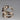 Vintage Sterling Silver Multicolor Stone Ring - Size 8.75