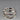 Judith Ripka Sterling Silver Cable Ring with Blue Stone - Size 9.75